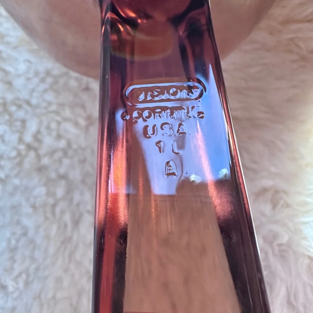 Vintage Corning Ware Vision Amber Glass 1L Sauce Pot Pan With Pour Spout USA
